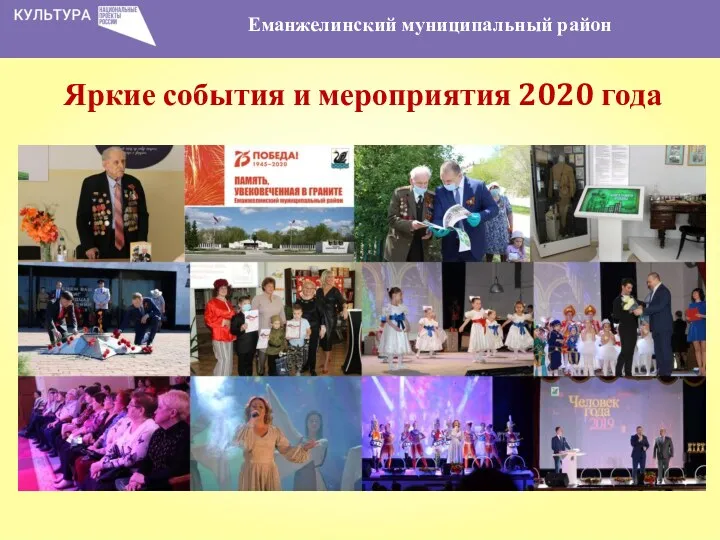Еманжелинский муниципальный район Яркие события и мероприятия 2020 года