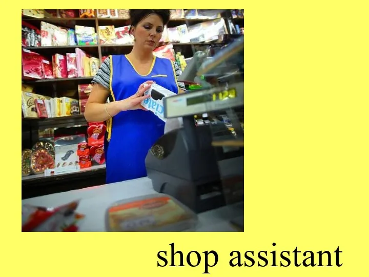 shop assistant