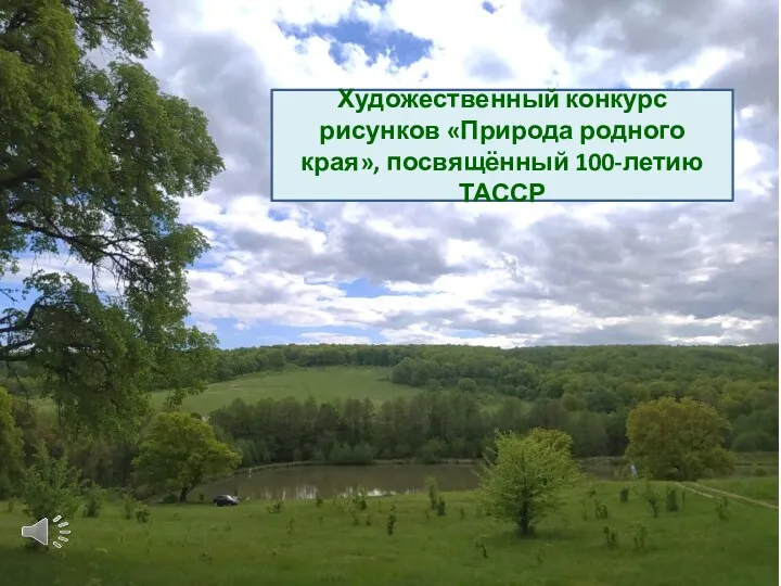 Художественный конкурс рисунков «Природа родного края», посвящённый 100-летию ТАССР