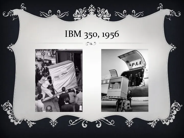 IBM 350, 1956