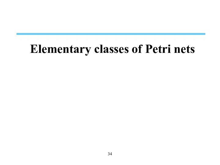 Elementary classes of Petri nets