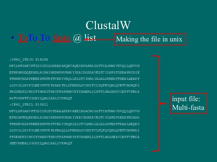 ClustalW ToTo To fasta @ list >IPNS_STRJU P18286 MPILMPSAEVPTIDISPLSGDDAKAKQRVAQEINKAARGSGFFYASNHGVDVQLLQDVVN EFHRNMSDQEKHDLAINAYNKDNPHVRNGYYKAIKGKKAVESFCYLNPSFSDDHPMIKSE