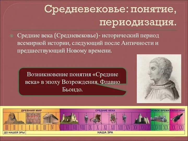 Средневековье: понятие, периодизация. Средние века (Средневековье)- исторический период всемирной истории,