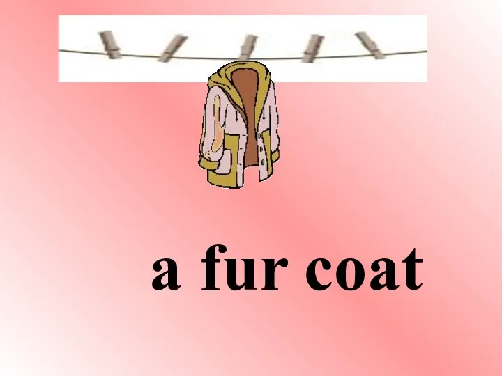 a fur coat