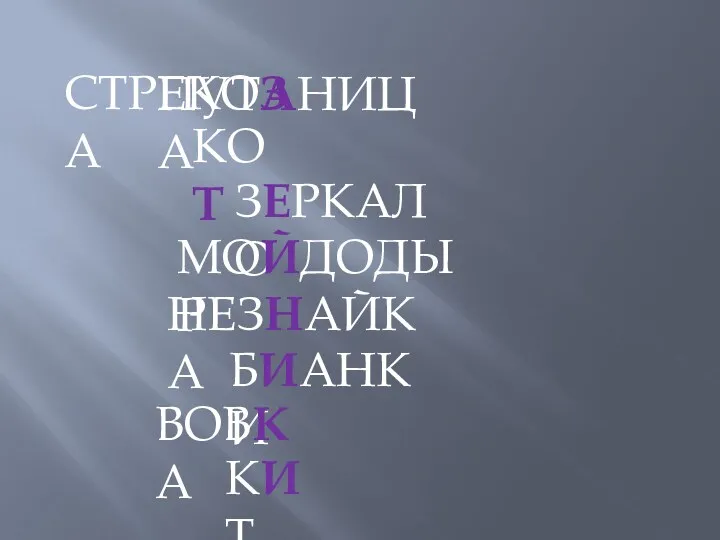 СТРЕКОЗА ПУТАНИЦА КОТ ЗЕРКАЛО МОЙДОДЫР НЕЗНАЙКА БИАНКИ ВОВКА КИТ