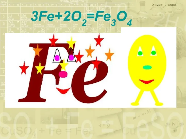 3Fe+2O2=Fe3O4