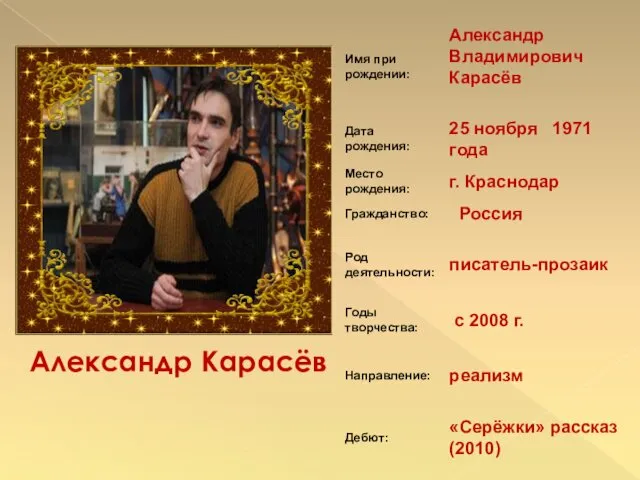 Александр Карасёв