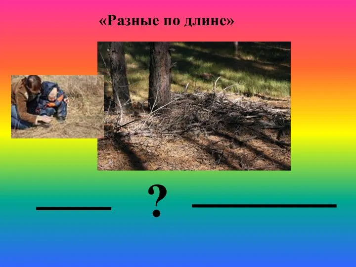 ? «Разные по длине»