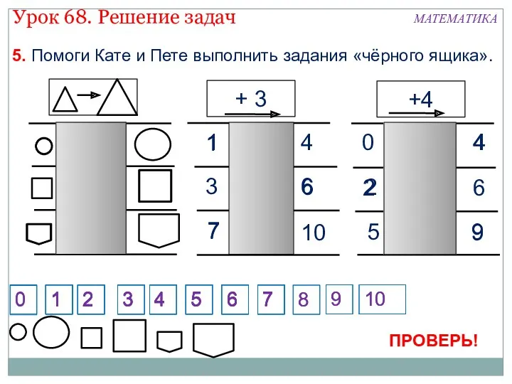 7 6 1 3 4 10 5. Помоги Кате и