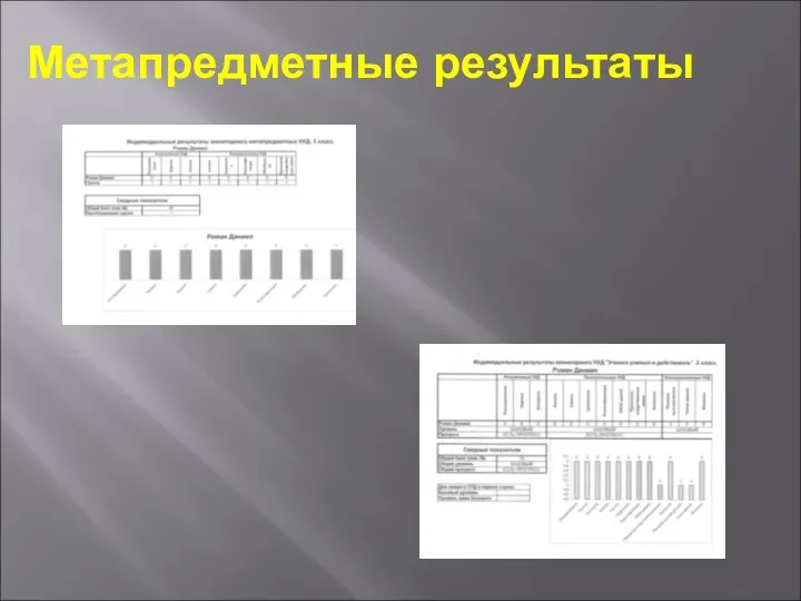 Метапредметные результаты