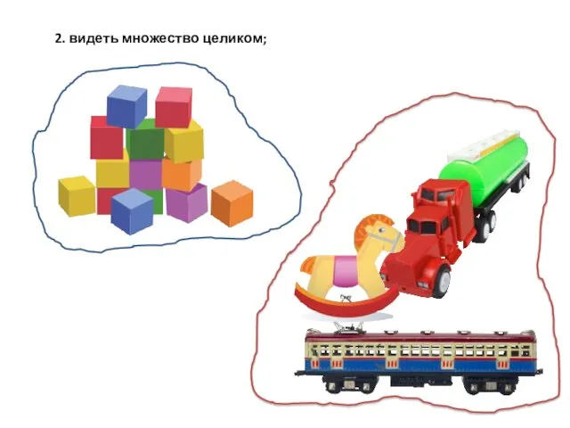 2. видеть множество целиком;