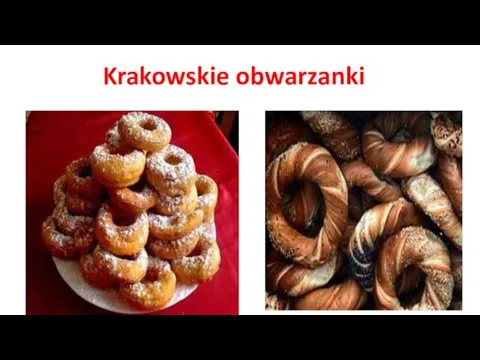 Krakowskie obwarzanki