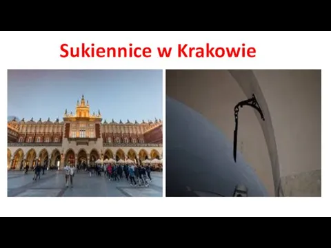 Sukiennice w Krakowie