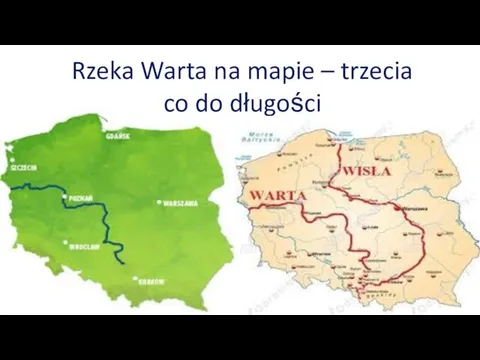 Rzeka Warta na mapie – trzecia co do długości