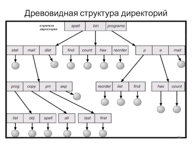 Древовидная структура директорий