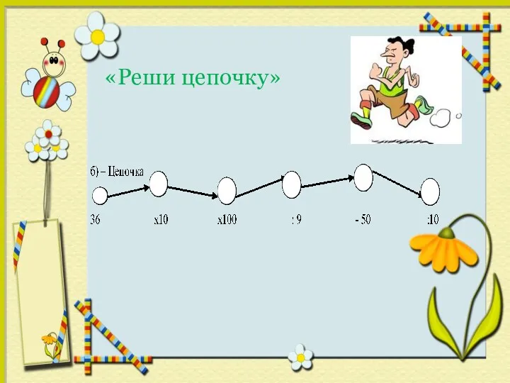 «Реши цепочку»