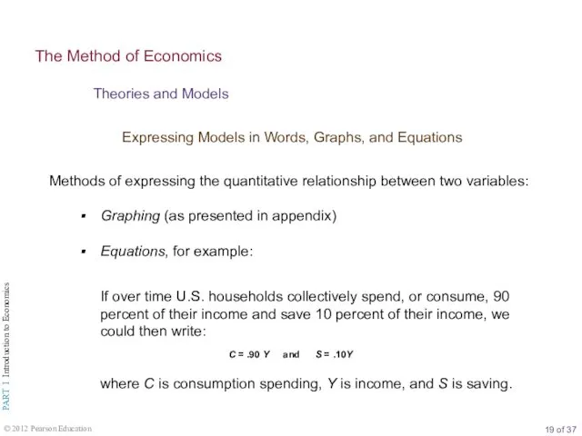 Expressing Models in Words, Graphs, and Equations Theories and Models