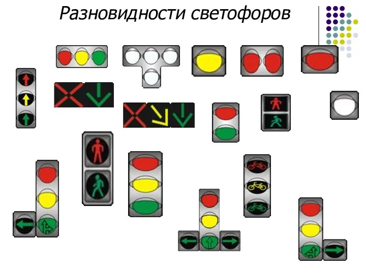 Разновидности светофоров