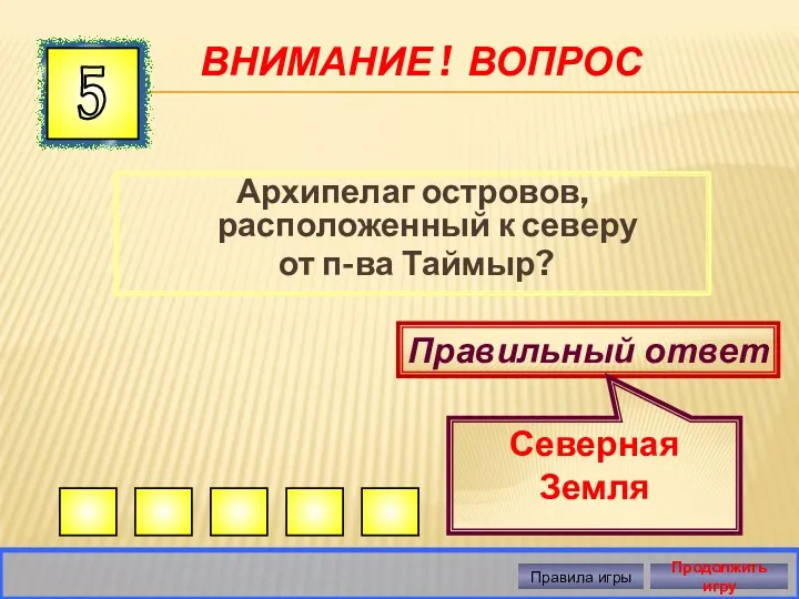 ВНИМАНИЕ ! ВОПРОС Архипелаг островов, расположенный к северу от п-ва