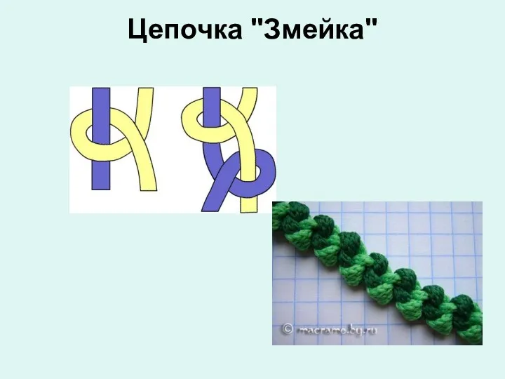 Цепочка "Змейка"