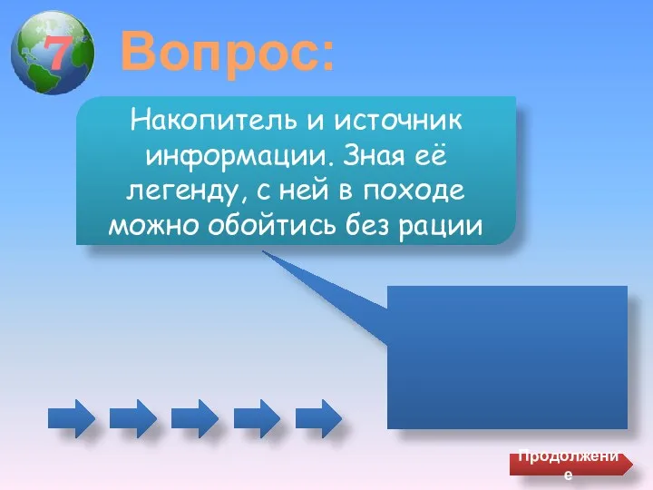 7 Вопрос: Накопитель и источник информации. Зная её легенду, с