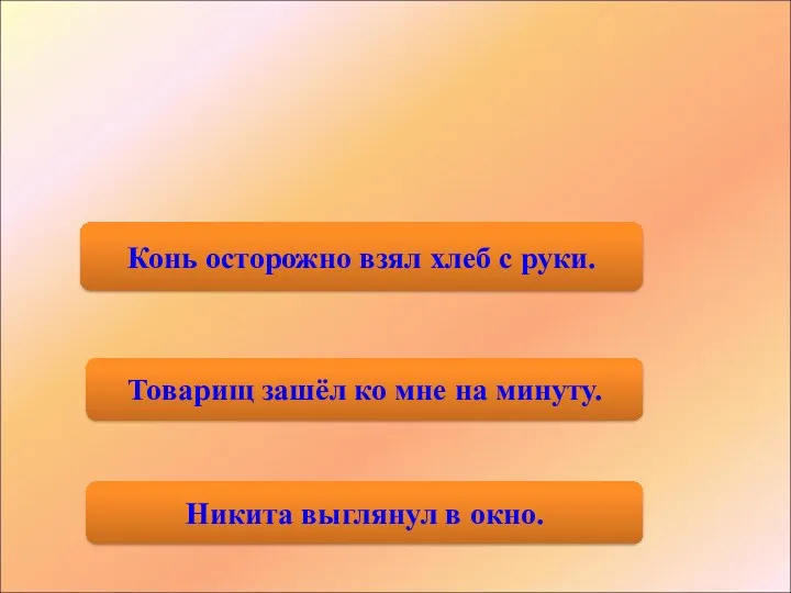 Конь осторожно взял хлеб с руки. Товарищ зашёл ко мне