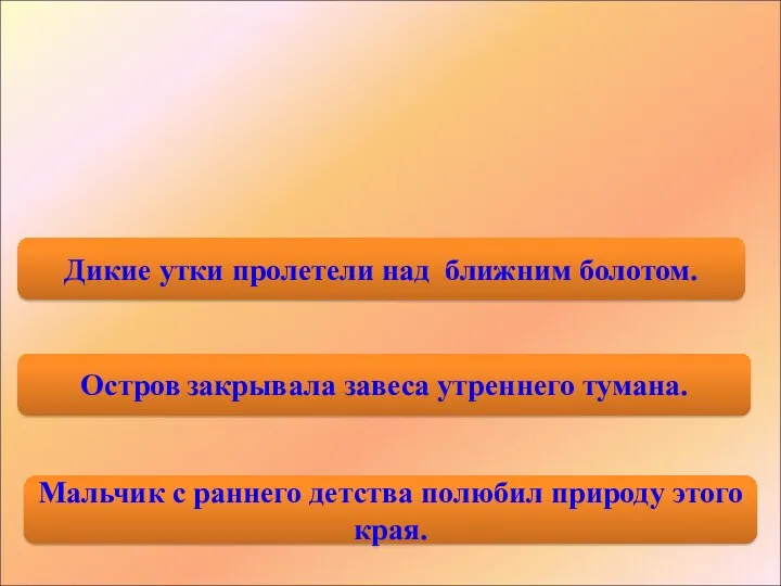 Мальчик с раннего детства полюбил природу этого края. Дикие утки