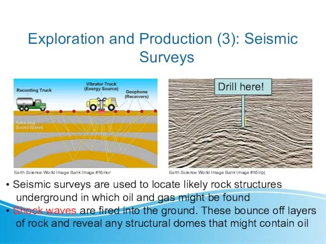 Exploration and Production (3): Seismic Surveys Earth Science World Image