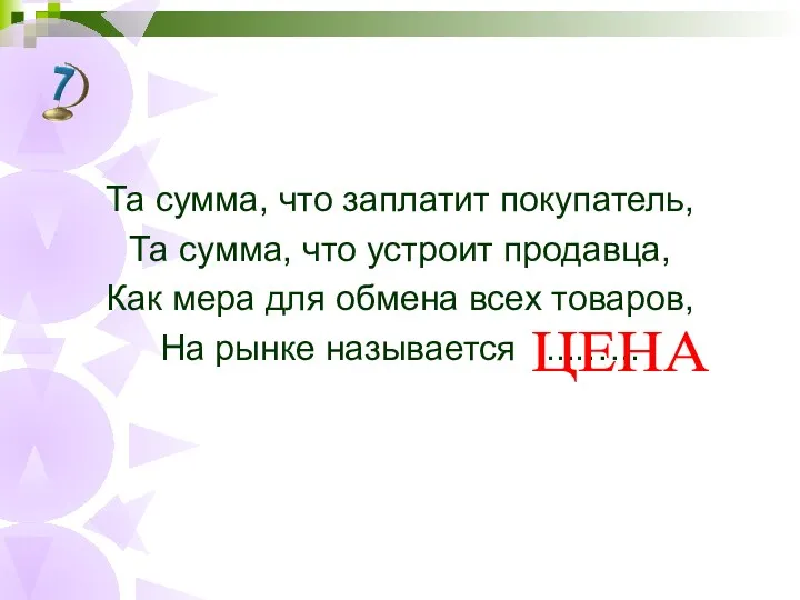 Та сумма, что заплатит покупатель, Та сумма, что устроит продавца,