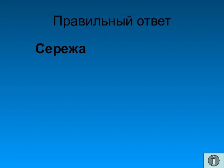 Правильный ответ Сережа