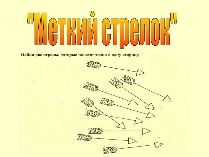 "Меткий стрелок"