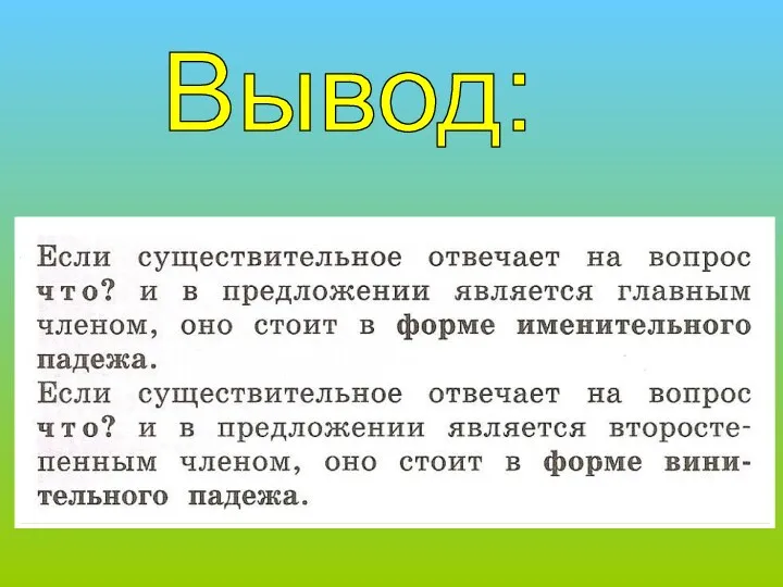 Вывод: