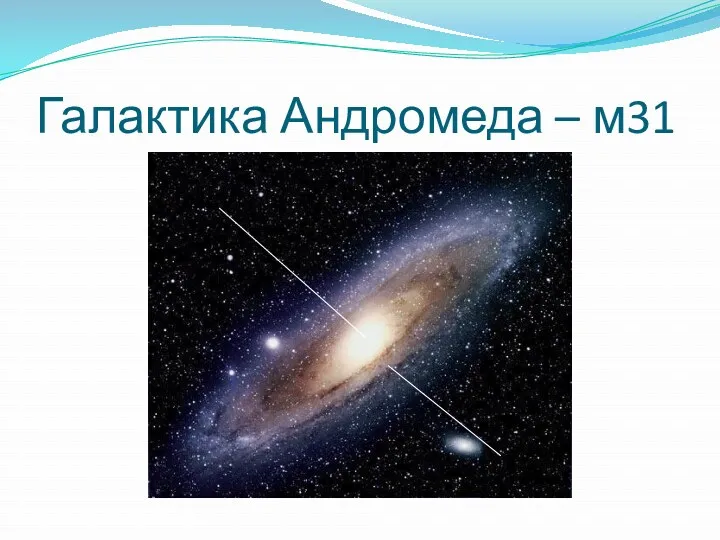 Галактика Андромеда – м31