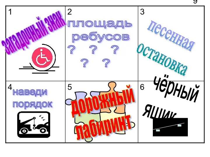 6 загадочный знак площадь ребусов ? ? ? ? ?