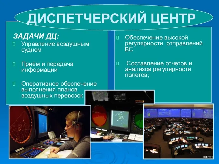 Обеспечение высокой регулярности отправлений ВС Составление отчетов и анализов регулярности