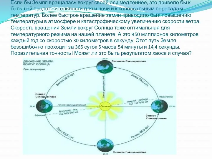 6 ученик. Если бы Земля вращалась вокруг своей оси медленнее,