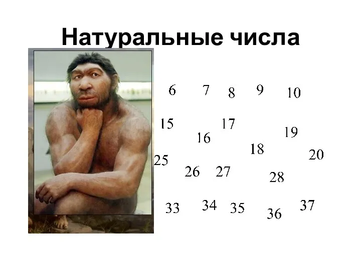 Натуральные числа