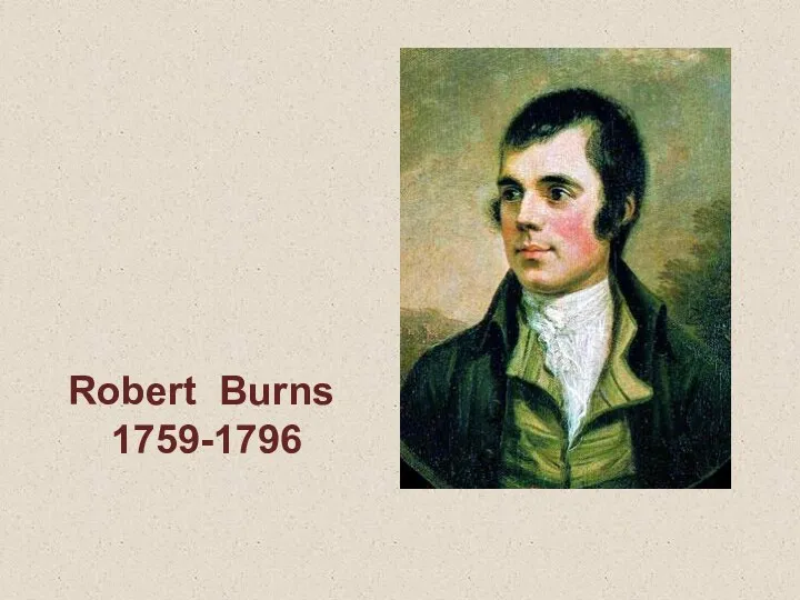 Robert Burns 1759-1796