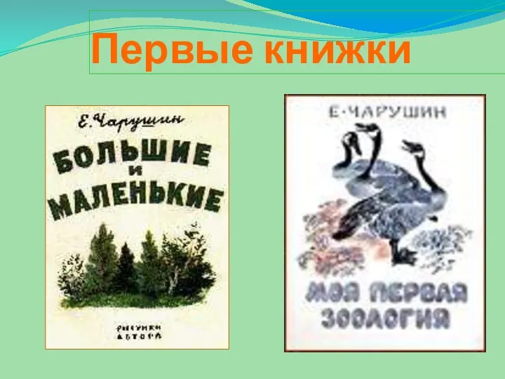 Первые книжки