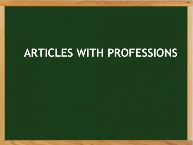 ARTICLES WITH PROFESSIONS