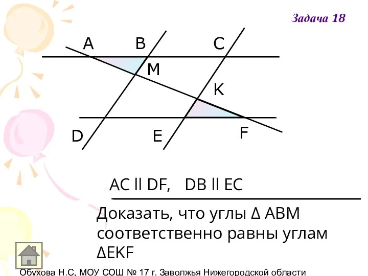 Обухова Н.С, МОУ СОШ № 17 г. Заволжья Нижегородской области