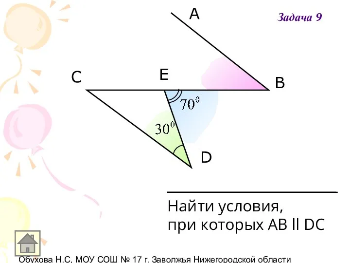 Обухова Н.С, МОУ СОШ № 17 г. Заволжья Нижегородской области