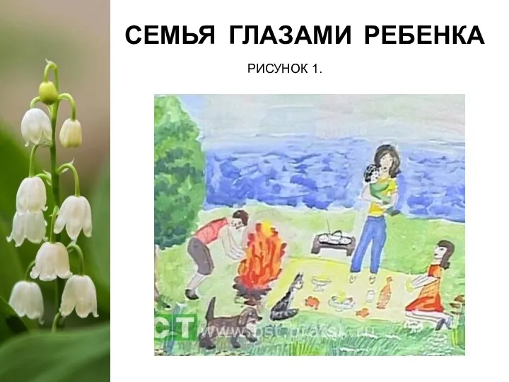 СЕМЬЯ ГЛАЗАМИ РЕБЕНКА РИСУНОК 1.