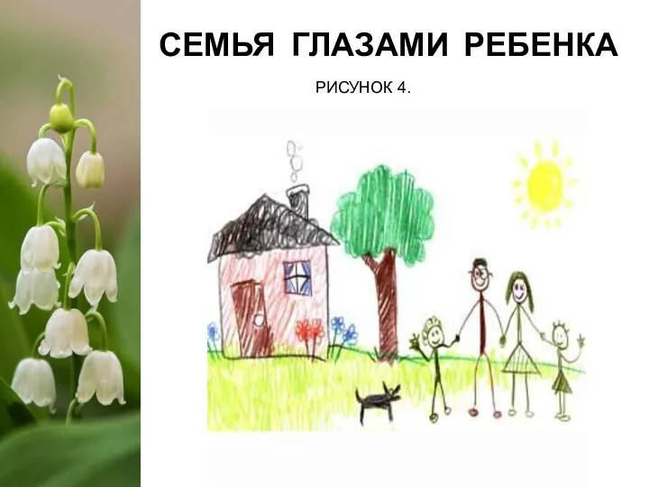 СЕМЬЯ ГЛАЗАМИ РЕБЕНКА РИСУНОК 4.