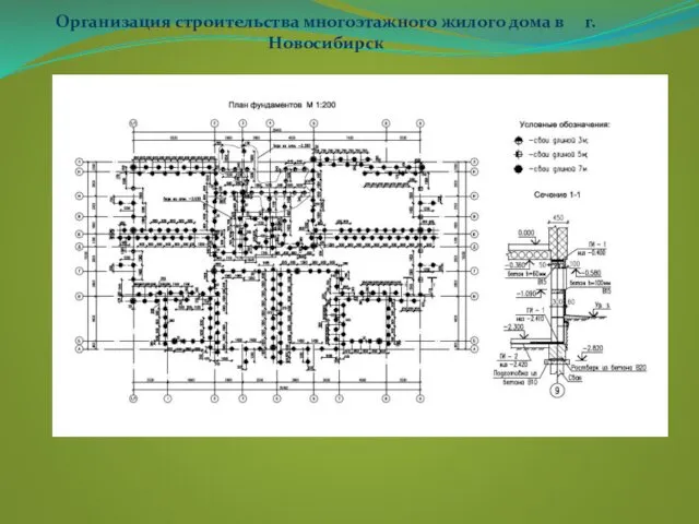 Организация строительства многоэтажного жилого дома в г.Новосибирск