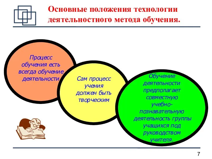 Основные положения технологии деятельностного метода обучения. Процесс обучения есть всегда