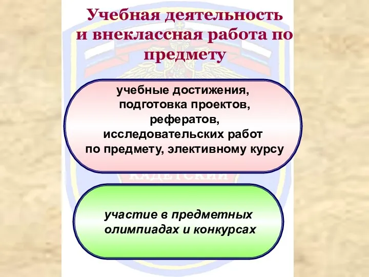 Учебная деятельность и внеклассная работа по предмету учебные достижения, подготовка