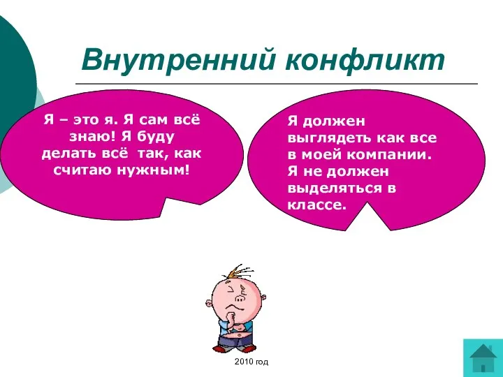 Внутренний конфликт Я должен выглядеть как все в моей компании.