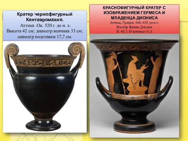 КРАТЕ́Р (греч. krater, от kerannymi — "смешиваю") — древнегреческий сосуд для смешивания вина
