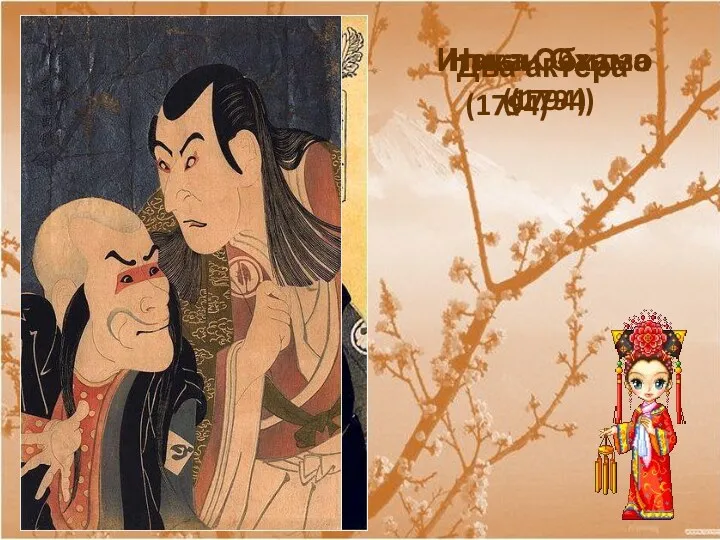 Итика Эбидзо (1794) Накаи Охама (1794) Два актёра (1794)